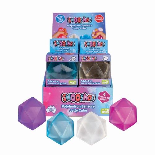 Jelly Cube Squishy - Smoosho's Polyhedron (Set of 12 Assorted) Carousel 1