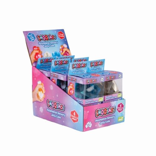 Jelly Cube Squishy - Smoosho's Polyhedron (Set of 12 Assorted) Carousel 5
