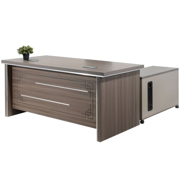 Reception Desk / Executive Desk / Office Desk with side Drawer Snap Deal Carousel 1