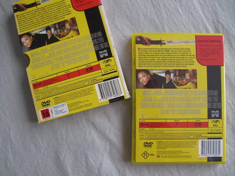KILL BILL - Volumes 1 and 2 - DVDs :)64450304817026112