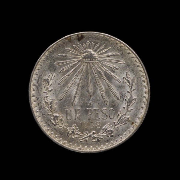 MEXICO 1938 PESO! $1 RESERVE! Carousel 2