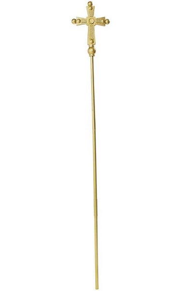 DIVINE POPE PRIEST STAFF STICK HALLOWEEN COSTUME ACCESSORY Carousel 1