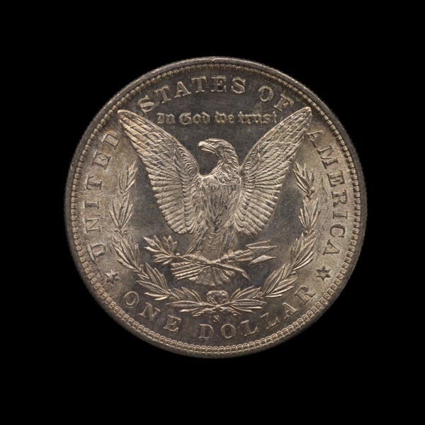USA 1880-S MORGAN DOLLAR! MS65! Carousel 1