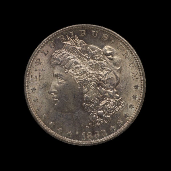 USA 1880-S MORGAN DOLLAR! MS65! Carousel 2