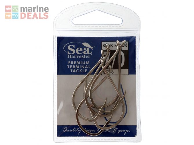 Sea Harvester Nickel Beak Hooks 7/0 Qty 6 Carousel 1