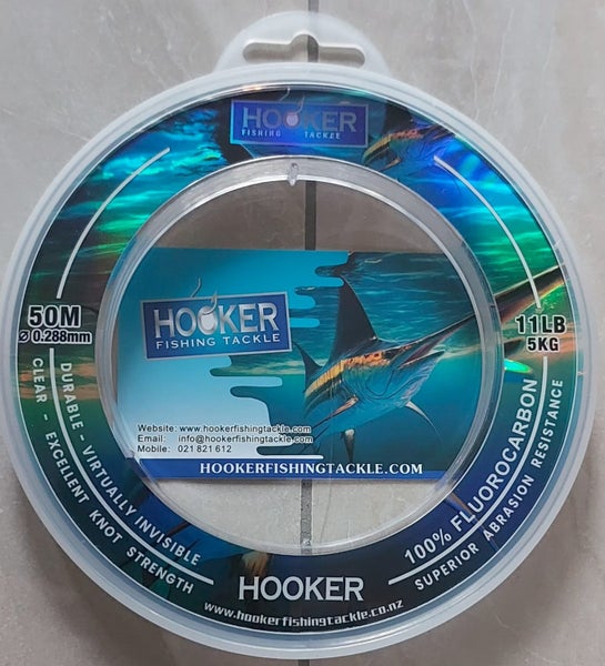 NEW:5kg/11lb - 100% Japanese Fluorocarbon Leader - 50m Spool Carousel 1