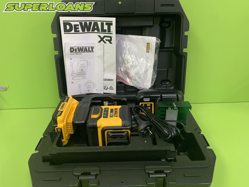 ** DEWALT LASER LEVEL KIT + BATTERY + CHARGER + CASE ** Carousel 2