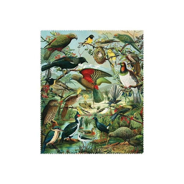 100% NZ New Zealand Native Birds Lens Cloth Carousel 1