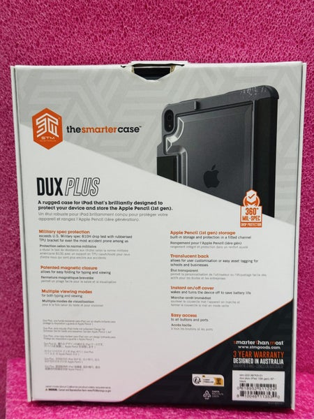 STM Dux Plus Rugged Case for iPad 11” A16 & 10th Gen 10.9” (2022) – Black Carousel 2