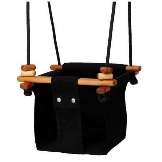 SOLVEJ Baby Swing - Coral Black Carousel 1