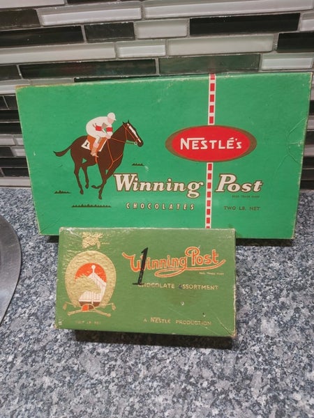 2x vintage winning post chocolate boxs Carousel 1
