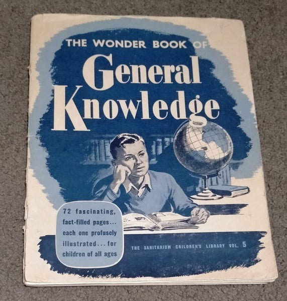 Sanitarium antique 60 card album Wonder Book of General Knowledge Carousel 1