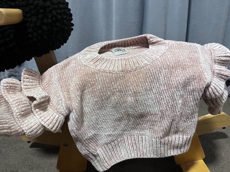 Denim Dress with Pink Jumper 6-12m Carousel 2