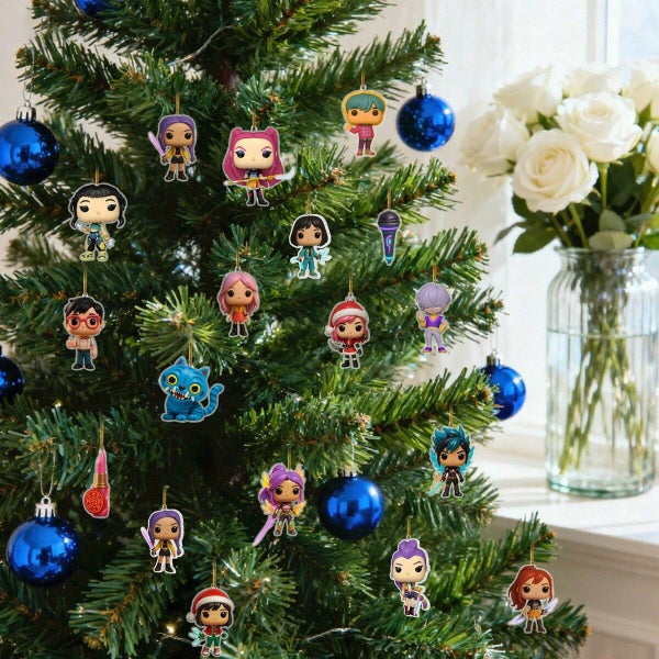 Kpop Demon Advent Calendar 24 Days Christmas Countdown Mini Toys Ornaments Carousel 6