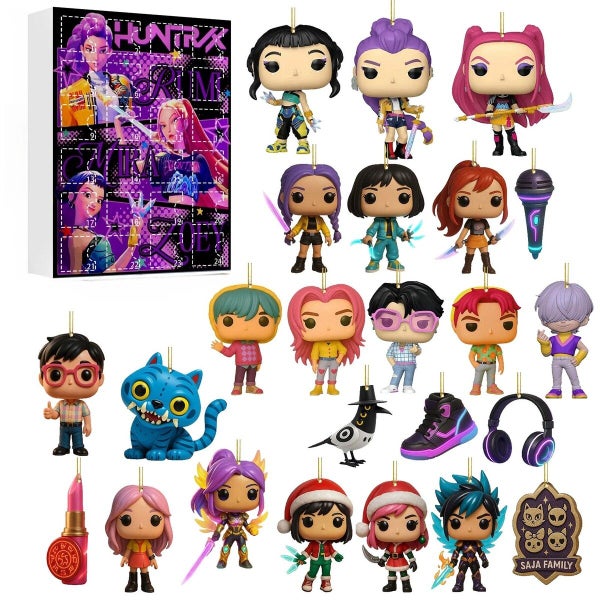 Kpop Demon Advent Calendar 24 Days Christmas Countdown Mini Toys Ornaments Carousel 1