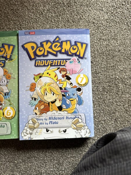 Pokémon Adventures manga volumes 1-7 Carousel 8