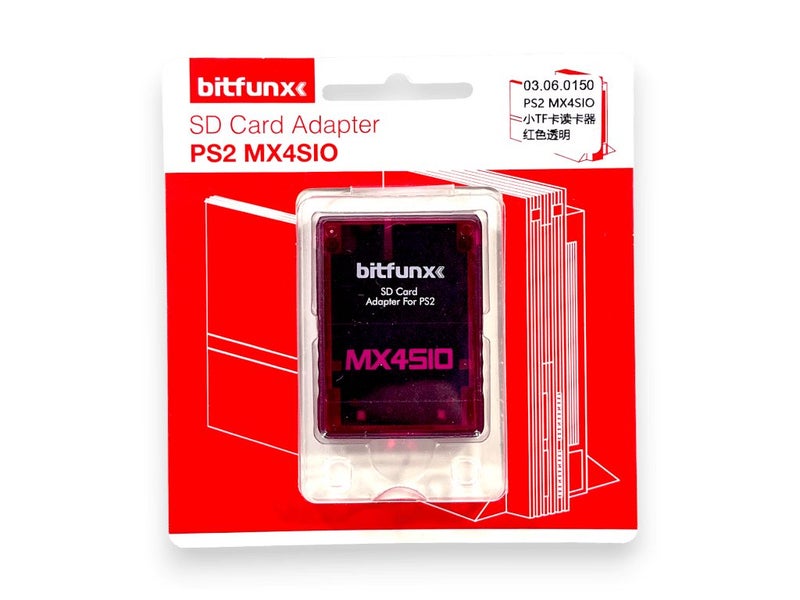 Bitfunx PS2 Memory Card MX4SIO SD Card Adapter NEW Carousel 1
