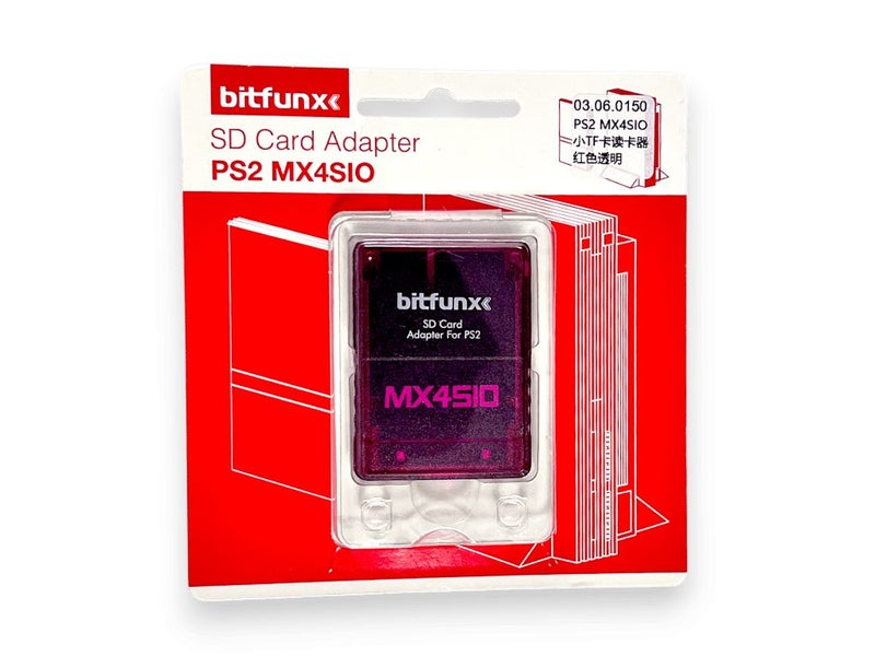 Bitfunx PS2 Memory Card MX4SIO SD Card Adapter NEW Carousel 2