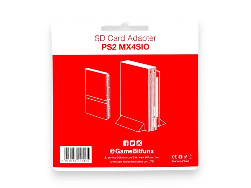 Bitfunx PS2 Memory Card MX4SIO SD Card Adapter NEW Carousel 3