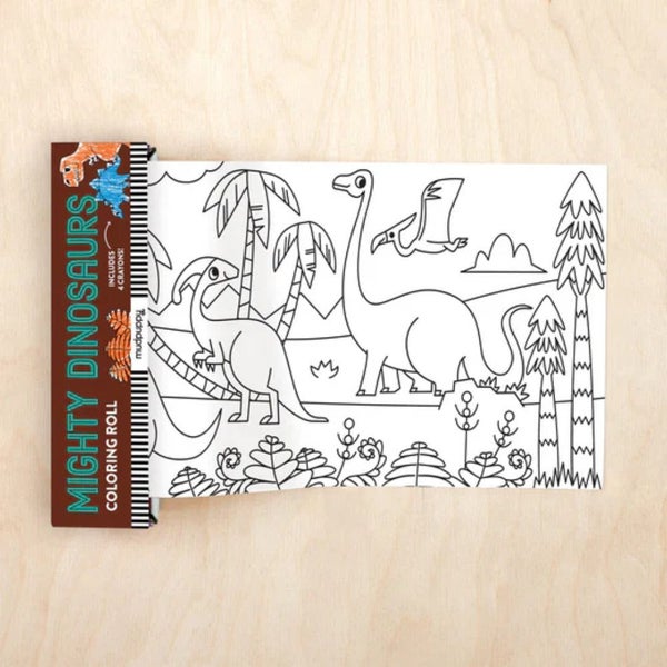 Mighty Dinosaurs - Mini Colouring Roll64573438621313110
