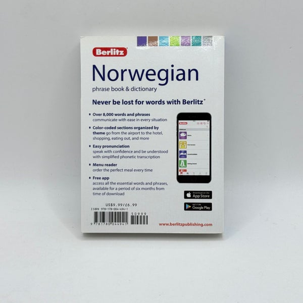 Norwegian Phrase Book & Dictionary by Berlitz Carousel 2