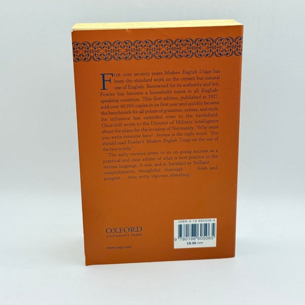 A Dictionary of Modern English Usage by H. W. Fowler Carousel 2