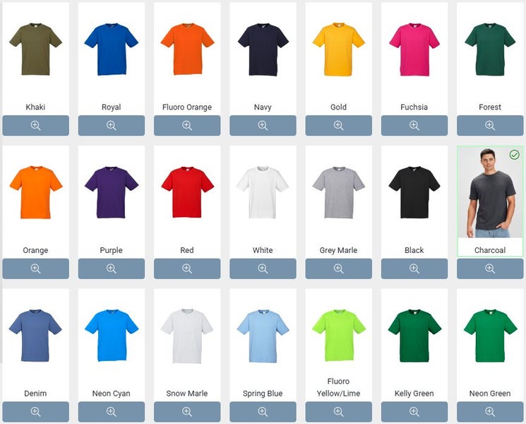 Ice Short Sleeve Tee - Mens - 21 Colour Options - Sizes S to 5XL Carousel 1
