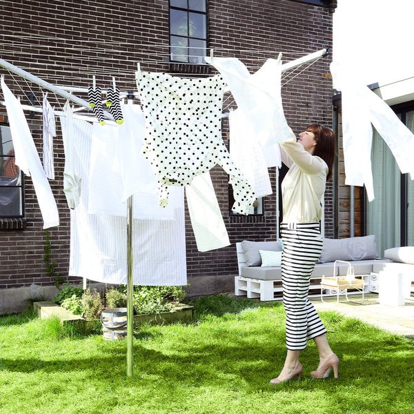 Brabantia Rotary Topspinner Dryer (40m) Metallic Grey Carousel 2