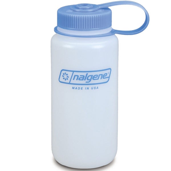 Nalgene HDPE Wide Mouth 1L Bottle- White Carousel 1