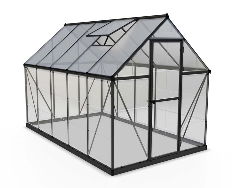 Maze Hybrid 6' X 10' Greenhouse - Charcoal Gray Carousel 2