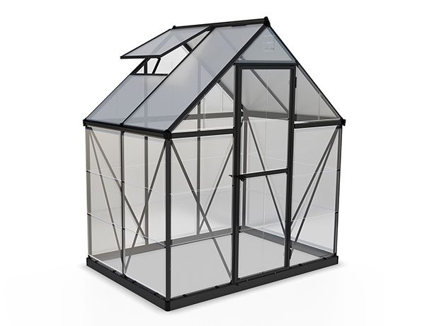 Maze Hybrid 6' X 4' Greenhouse - Charcoal Gray Carousel 2