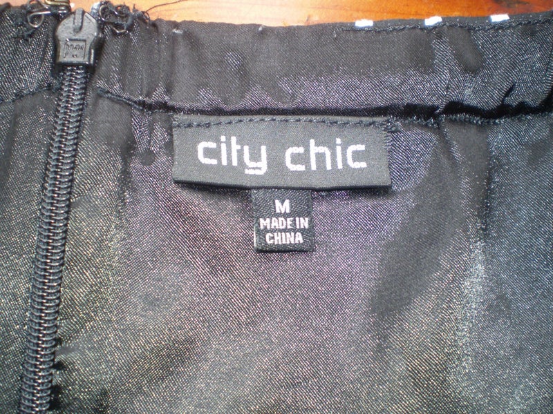 CITY CHIC DESIGNER BL/WHITE STRIPES COTTON SUMMER DRESS 16/18 Carousel 5