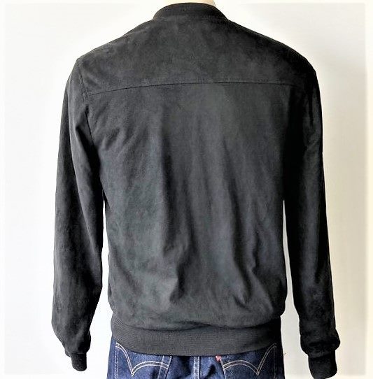Zara Man faux suede bomber jacket Carousel 2