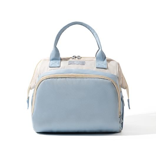 Elosung Blue Versatile 3 In 1 Nappy Bag | Convertible Backpack Tote & Crossbody Carousel 1