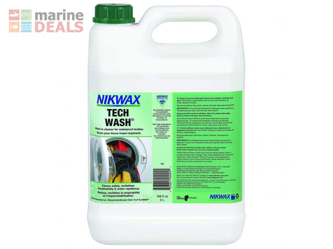 Nikwax Tech Wash Waterproof Clothing Cleaner 5L Carousel 1