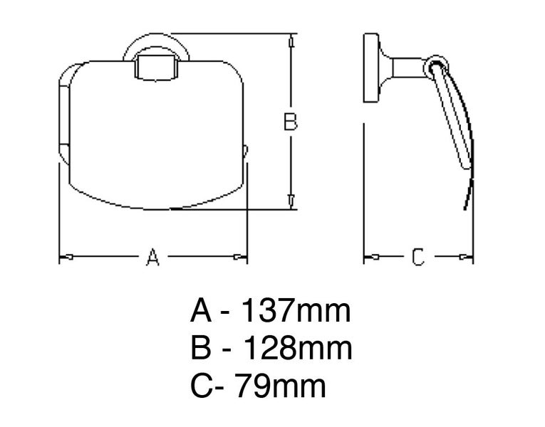 DELETED LINE - EUROPA PLUS TOILET ROLL WITH LID HOLDER CHROME Carousel 2