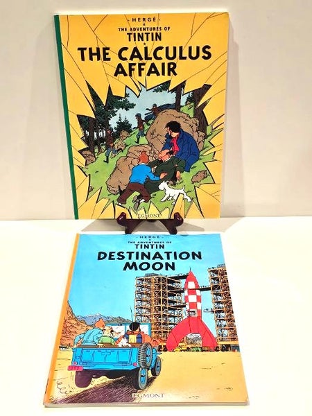 'Herge' The Adventures of Tintin. The Calculus Affair & Destination Moon. Carousel 1