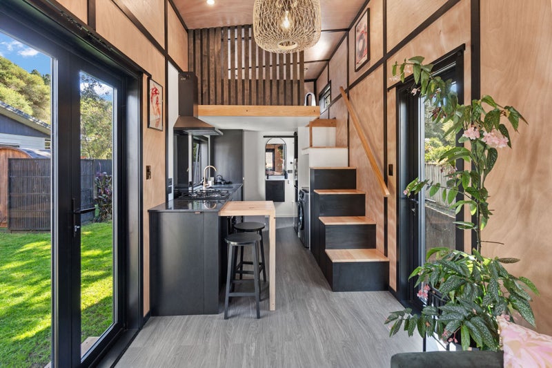 Tiny Home on Wheels ‘August’ design, Japanese Inspired Interior! (7meter THOW) Carousel 1