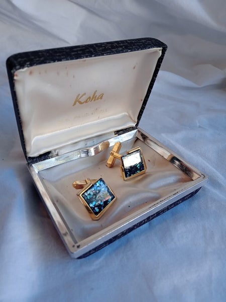 Vintage Koha Cufflinks and Pat App Original Box Carousel 2