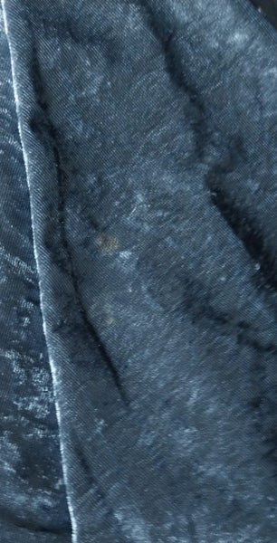 silvery velvet like fabric Carousel 1