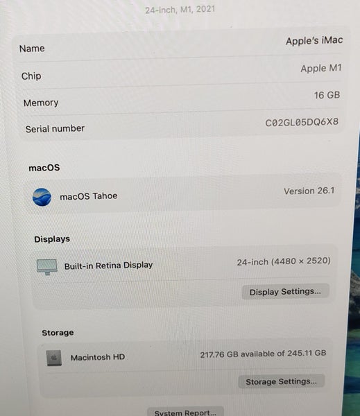 Apple iMac 24" (2021) - M1 Chip, 16GB RAM, 256GB SSD - Blue + Numeric Keypad Carousel 12