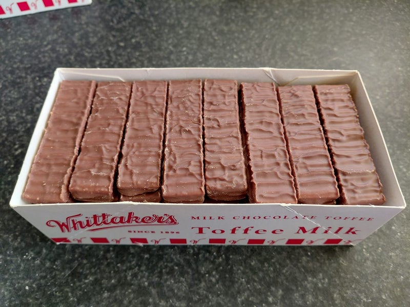 Whittakers toffee milk box of 72. Carousel 2