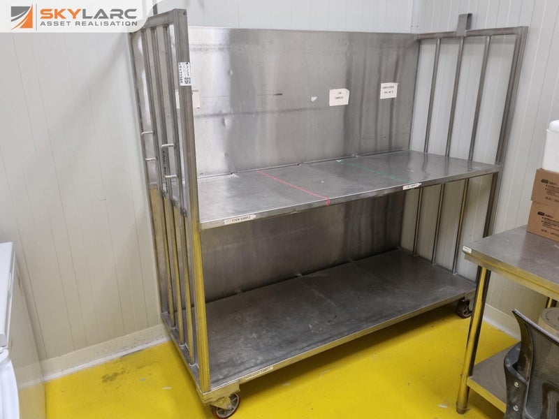 Large Stainless Shelf Trolley Carousel 1