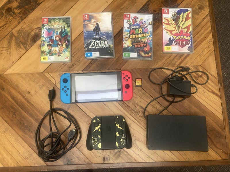 Nintendo Switch V1 Bundle - Pokémon Mario Zelda.64514906204033110