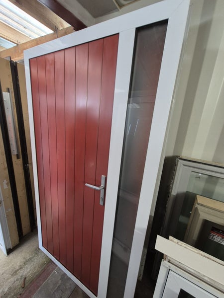 Modern Entrance Door with Double Glazed sidelight #2228 Carousel 2