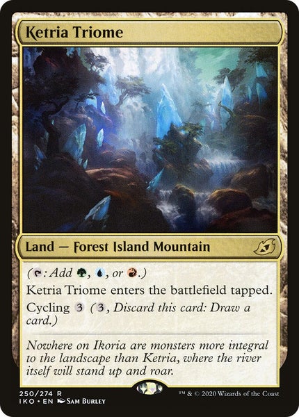 Ketria Triome (IKO-250) - Ikoria: Lair of Behemoths - Magic The Gathering Carousel 1