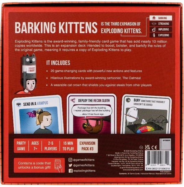 Barking Kittens: Exploding Kittens Expansion Pack Carousel 4