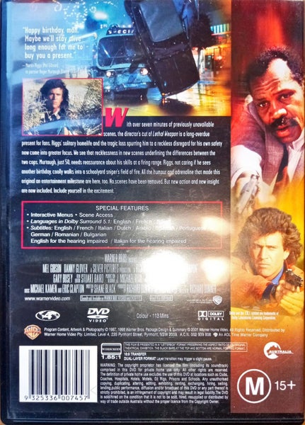 Lethal Weapon (Director's Cut)64466410536449111
