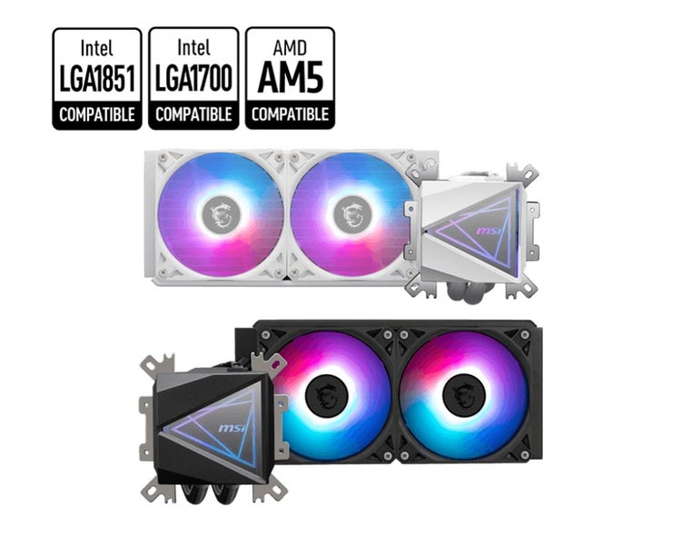 MSI MAG CORELIQUID I240 WHITE Liquid Cooler Carousel 1