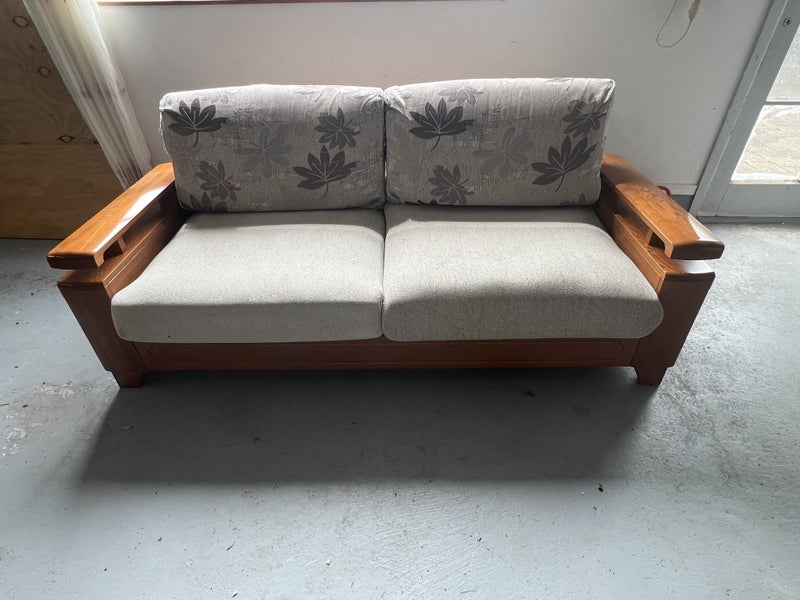 Solid Wood Sofa + Extra New Cushions64463270529155110